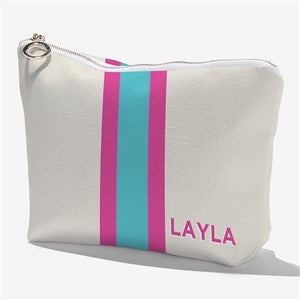 Racing Stripes Personalized Makeup Bag - 53519