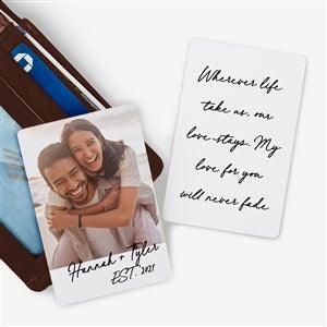 Polaroid Personalized Metal Wallet Card - 53643