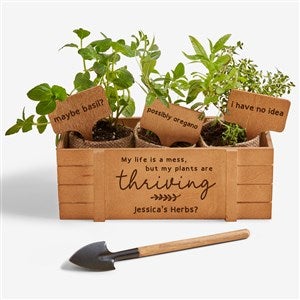 Fun Plant Quotes Personalized Herb Garden - 53645