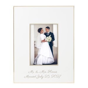kate spade new york Pop Picture Frame 4x6 in White