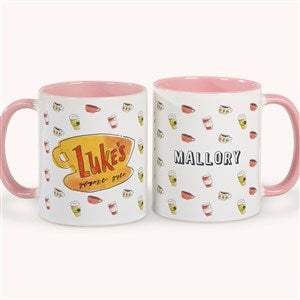 Gilmore Girls™ Lukes Coffee Personalized Coffee Mug 11 oz.- Pink - 53762-P