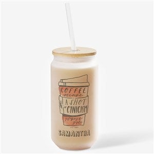 Gilmore Girls™ Personalized Frosted Iced Coffee Tumbler - 53773