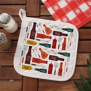 BBQ Personalized Potholder - 53780-AP