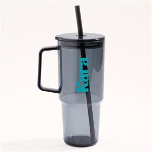 Clearly Made For You Personalized 40oz Acrylic Tumbler - Black - 54009-B
