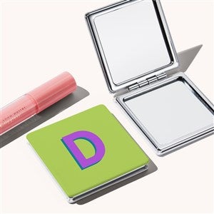 Shadow Initial Personalized Compact Mirror - 54206