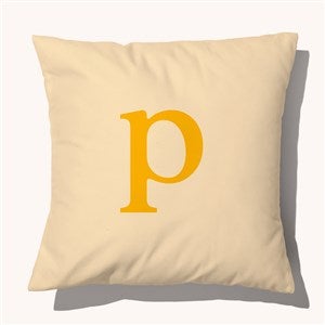 Typewriter Initial Personalized 18 Velvet Throw Pillow - 54212-LV