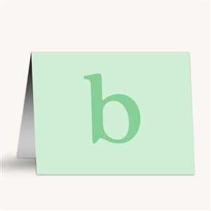 Typewriter Initial Personalized Note Cards - 54241