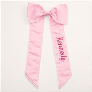 Embroidered Pink Bow - 54304-P
