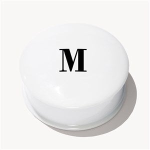 Black Initial Personalized Jewelry Box - 54350