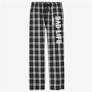 Dad Personalized Mens Black  White Flannel Pants - 54507