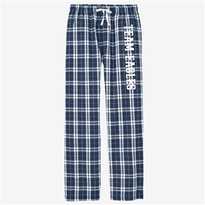 Senior Year Personalized Navy  White Flannel Pants - 54510