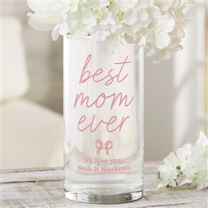 Personalized Best Mom Ever Vase by Jessie James Decker - 54565