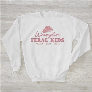 Personalized Wranglin Feral Kids Crewneck Sweatshirt by Jessie James Decker - 54590-WS