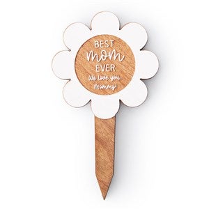 Engraved White Garden Stake for Mom by Jessie James Decker - 54600-W