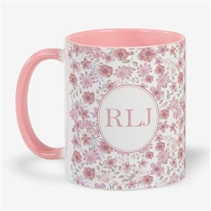 Blush  Bloom Personalized 11oz Ceramic Mug-Pink - 54636-P