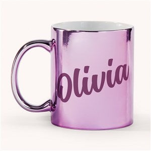 Glam Name Personalized Metallic Coffee Mug - Purple - 54673-P