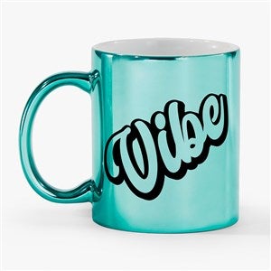 Retro Phrase Personalized 11oz Metallic Mug-Green - 54676-G