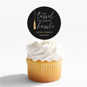 Tassel Was Worth The Hassle Personalized Cupcake Topper - 54689
