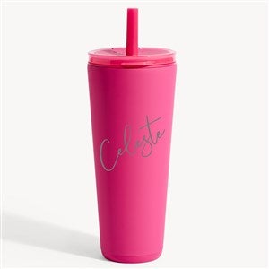 Your Name 32 oz. Reduce Halo Tumbler- Dragon Fruit Pink - 54705-DP