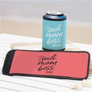 Personalized Wife. Mom. Boss. Can  Bottle Wrap by Jessie James Decker - 54776