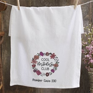 Personalized Floral Wreath Flour Sack Towel for Mom by Jessie James Decker - 54794