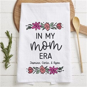 Personalized Floral Border Flour Sack Towel for Mom by Jessie James Decker - 54795