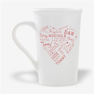 Close To Her Heart Personalized Latte Mug - 16 oz. - 54845-L