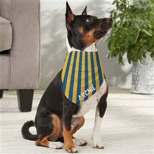 Bold Stripe Personalized Pet Bandana- Medium - 54891-M