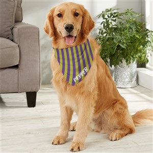 Bold Stripe Personalized Pet Bandana- Large - 54891-L