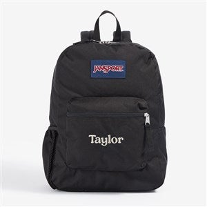 JanSport Crosstown Embroidered Backpack - Black - 54894-B