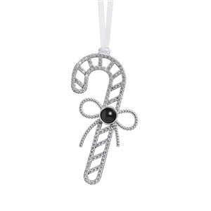 Custom Photo Projection Candy Cane Ornament - 54986D