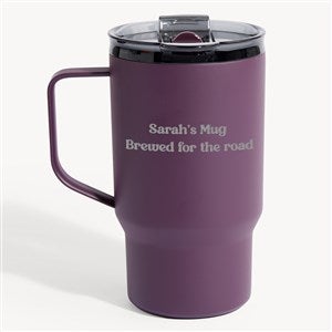 Write Your Own 18 oz. Reduce® Hot1 Travel Mug - Midnight Plum - 55020-MP