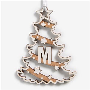 Starlight Name Personalized Wood Tree Ornament- Whitewash - 55047-W