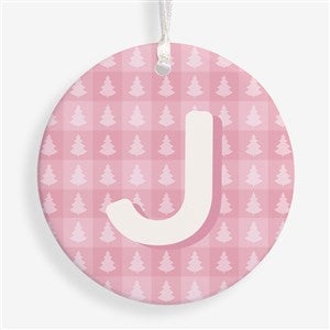 Holiday Monogram Personalized Ornament-2.85quot; Glossy - 1 Sided - 55054-1S