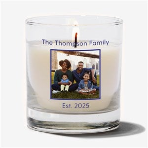 Picture Perfect Personalized 8oz Glass Candle - 55062