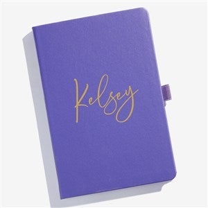 Classic Celebration Personalized Leatherette Nova Journal-Purple - 55073-PR