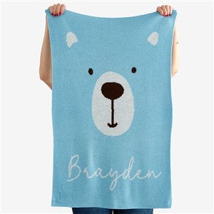 Bear Hugs 22x30 Knit Stroller Blanket - 55145D-S