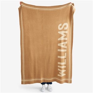 Metro Grid Personalized 50x60 Knit Blanket - 55158D