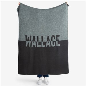 Twofold Name 50x60 Knit Blanket - 55159D