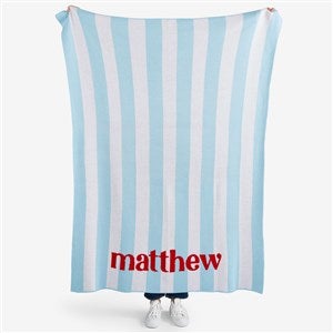 Vertical Charm Personalized 50x60 Knit Blanket - 55165D