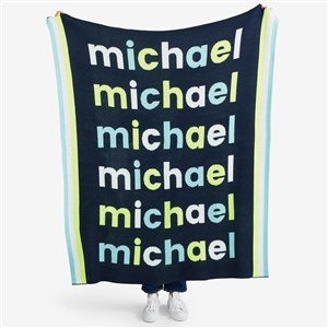 Color Pop Personalized 50x60 Knit Blanket - 55180D
