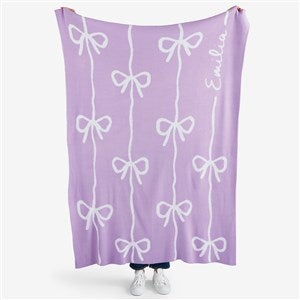 Streaming Ribbons Personalized 50x60 Knit Blanket - 55187D
