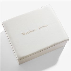 Personalized Large Shantung Keepsake Box - 55225D