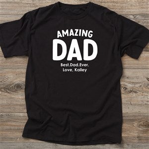 Amazing Dad Personalized Hanes® Adult ComfortWash™ T-Shirt - 55232-CWT