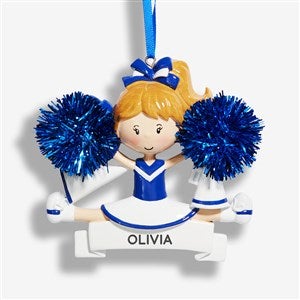 Cheerleader Personalized Ornament - Blue - 55242-B