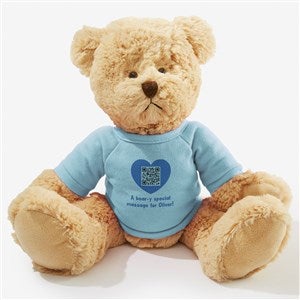 Personalized Teddy Bear with Video QR Code - 55305