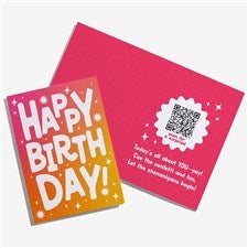 AUDIO Birthday Personalized Greeting Card - 55331