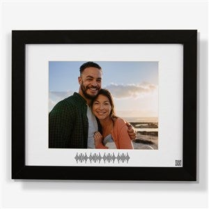 SOUNDWAVES Personalized Matted Frame - 11x14 Horizontal - 55356H-11x14