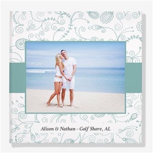 Turquoise Tides Personalized Photo Book- 8.5x11.5 Hard Layflat Glossy - 55367D-8x11-HL-G