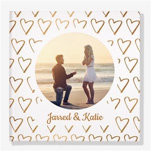 Hearts Personalized Photo Book - 8.5x11.5 Hard Glossy - 55420D-8x11-H-G